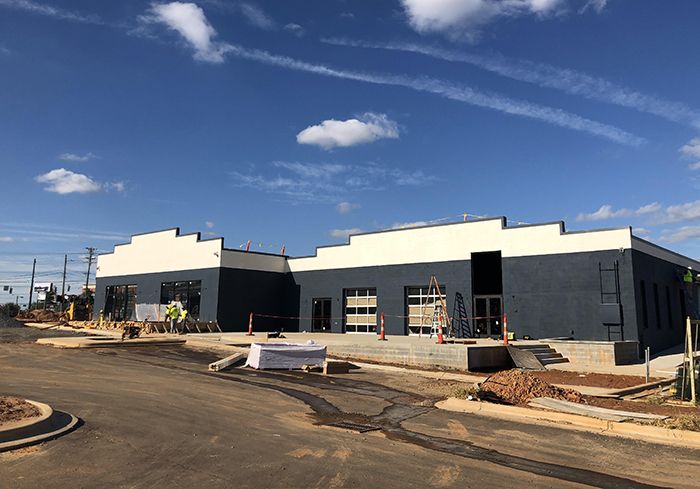 The Shop is a mixed-use adaptive reuse development on North Graham 