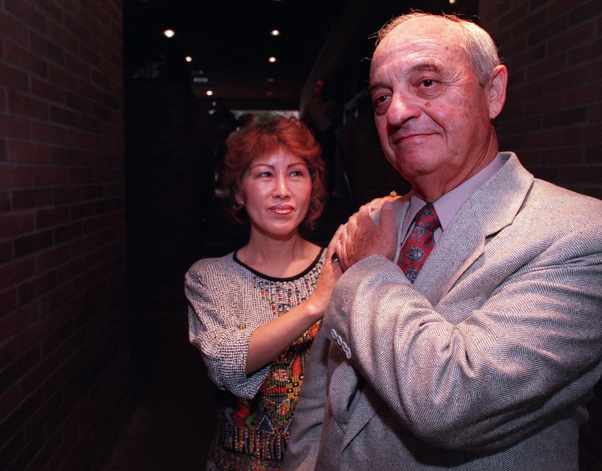 Solly Ganor remembers in 1995 the day when a Japanese American soldier Clarence Matsumura liberated him from Dachau prison concentration camp on May 7, 1945. Matsumura, died in 1994, but his wife, Joon Matsumura, was reunited with Ganor in Los Angeles.