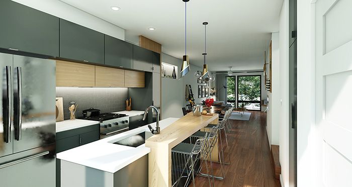 Nandina Towns at 1800 Central Avenue Modern Townhomes in Plaza Midwood