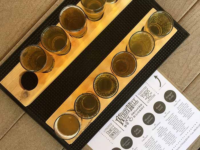 Windy Hill Cider Flight