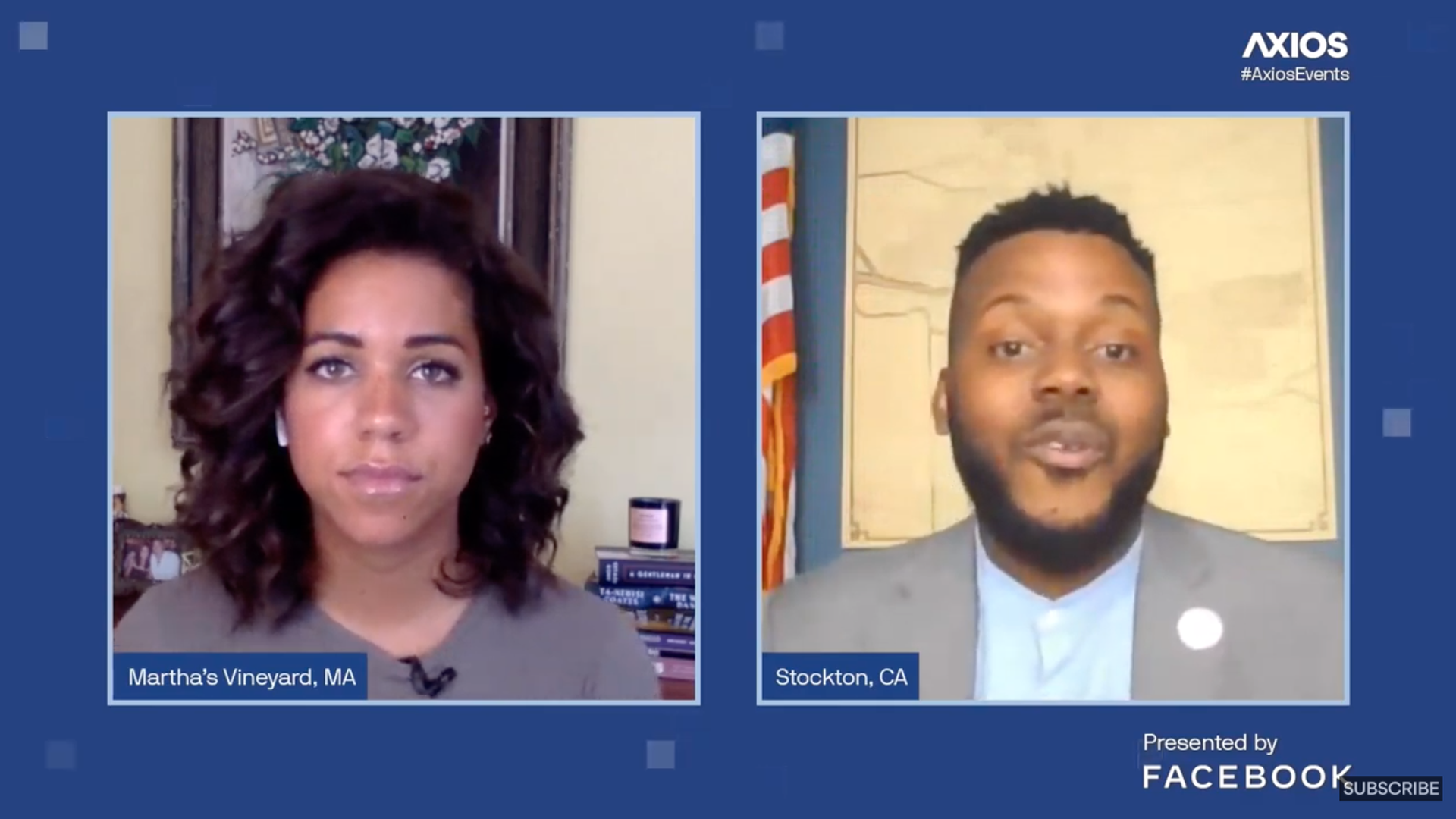 A screenshot of the interview 