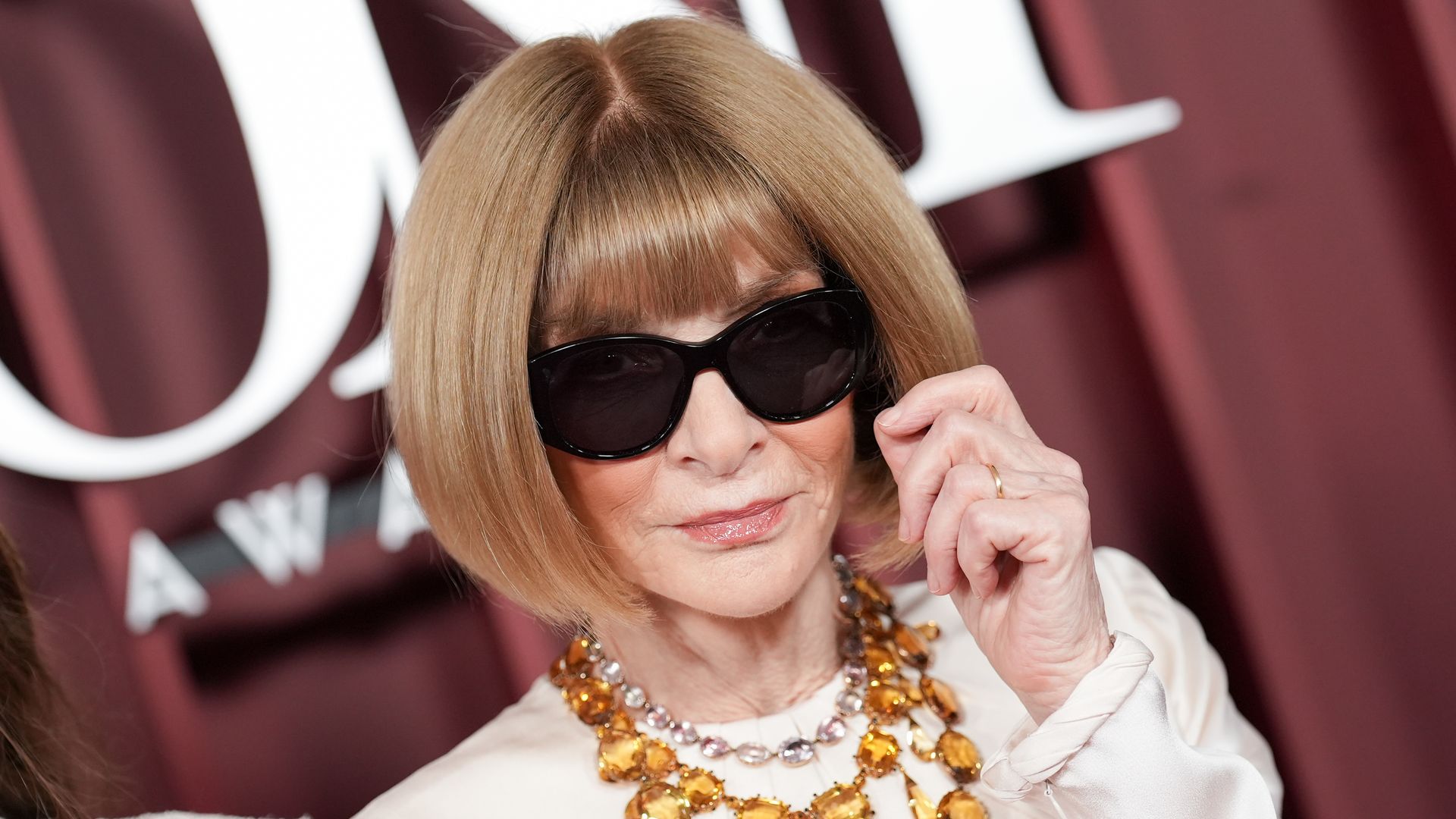 Anna Wintour at The 78th Annual Tony Awards held at Radio City Music Hall on June 08, 2025 in New York, New York