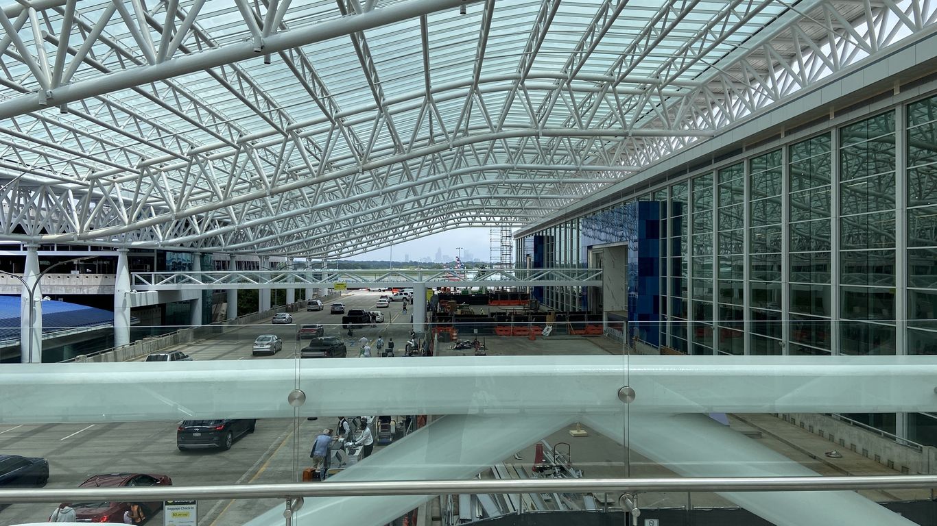 Charlotte airport unveils new skybridges - Axios Charlotte