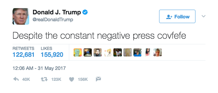 Trumps Covfefe Tweet 