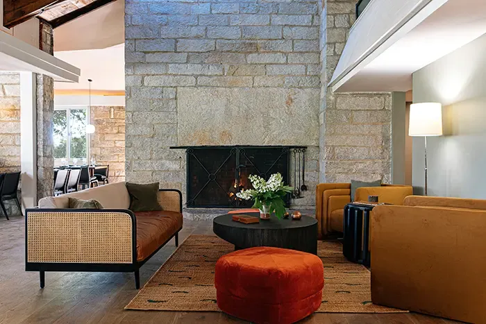 skyline lounge midcentury modern hotel