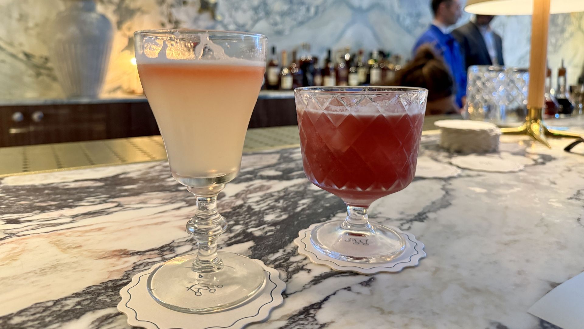 Two cocktails