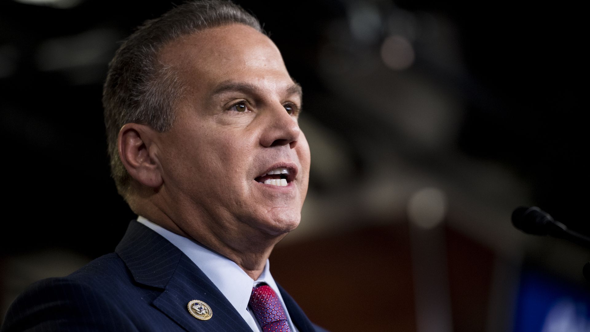 Rep. David Cicilline, D-R.I., speaks during a House Democrat news conference