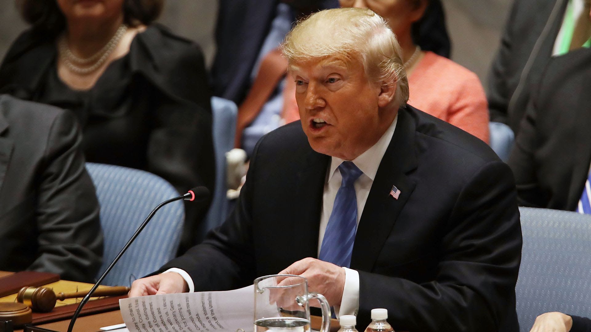 President Trump speaks at the UN General Assembly