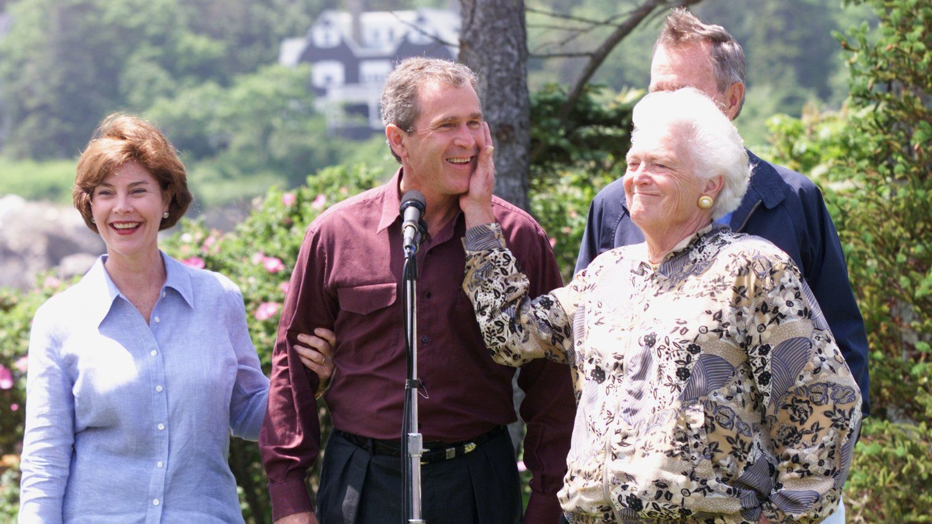 Barbara Bush and family