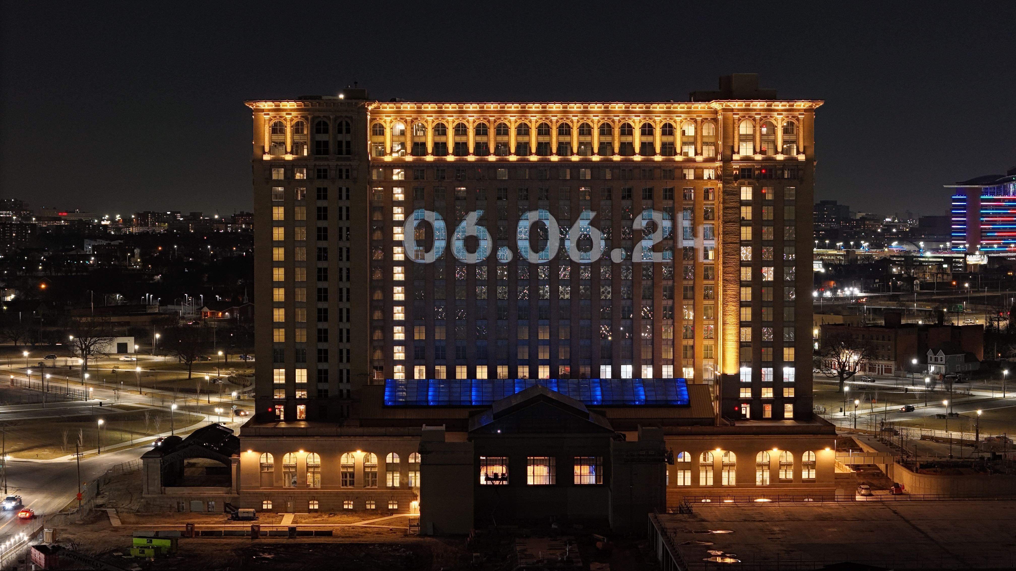 Michigan Central from the back entrance