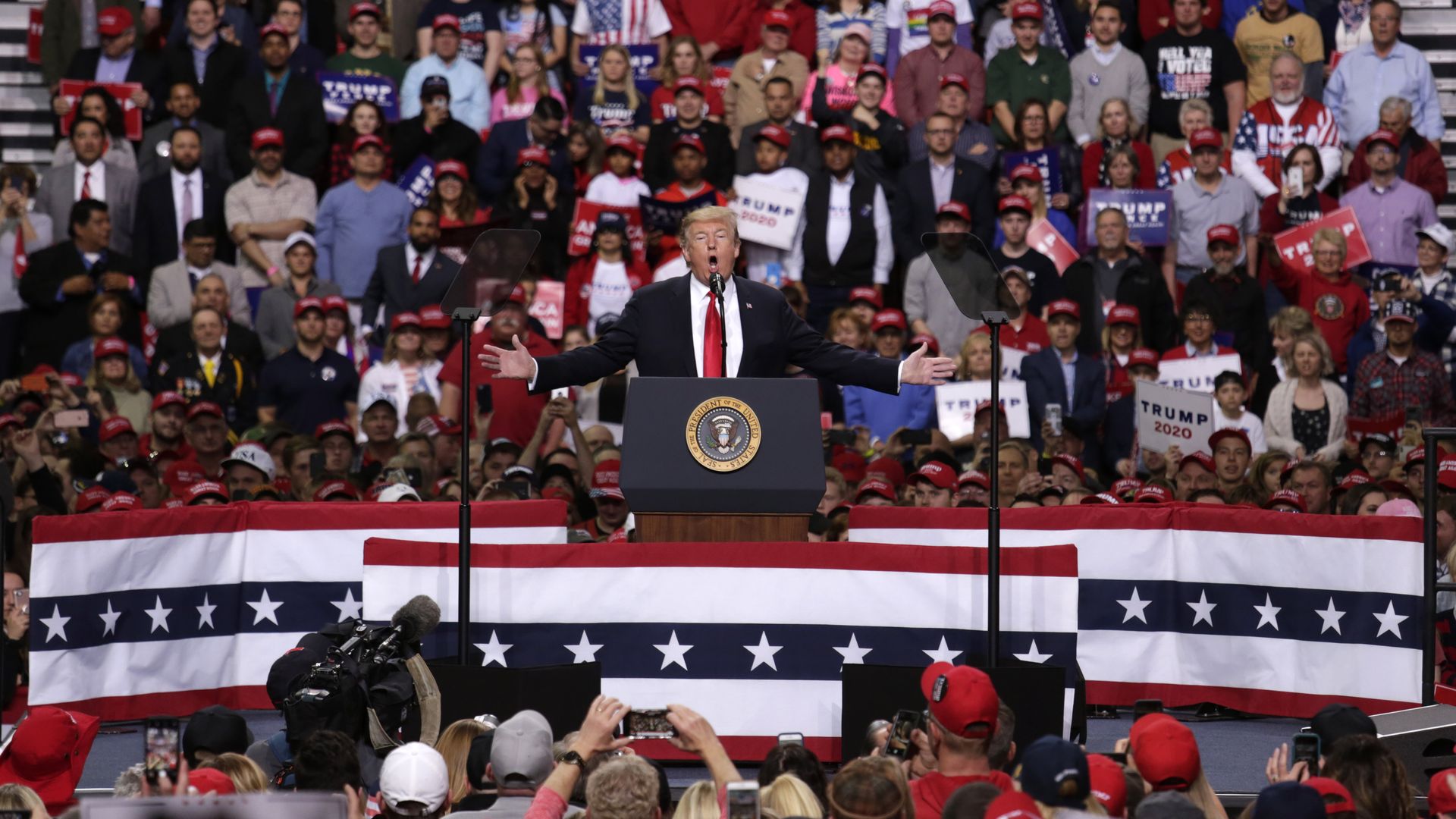 Trump's 2020 campaign launch will feature a burst of swing-state rallies