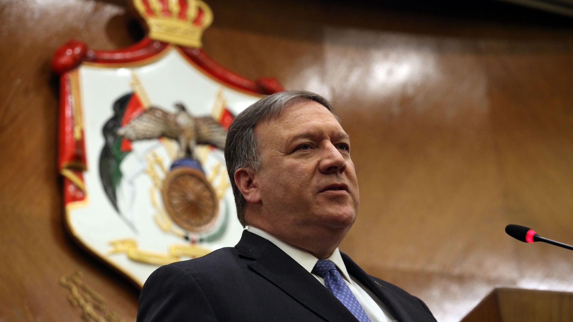 Mike Pompeo in Jordan