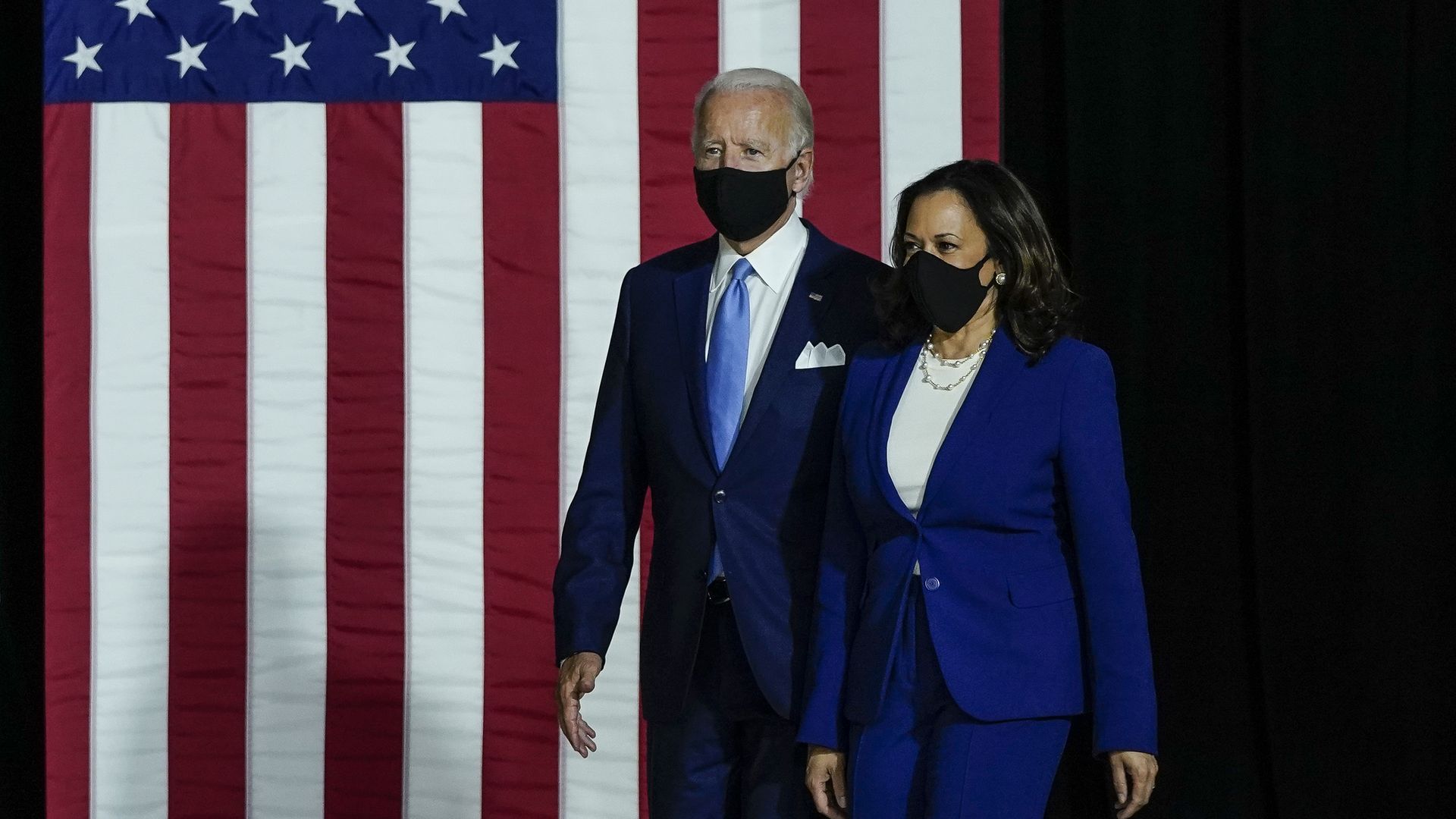 Joe Biden and Kamala Harris.