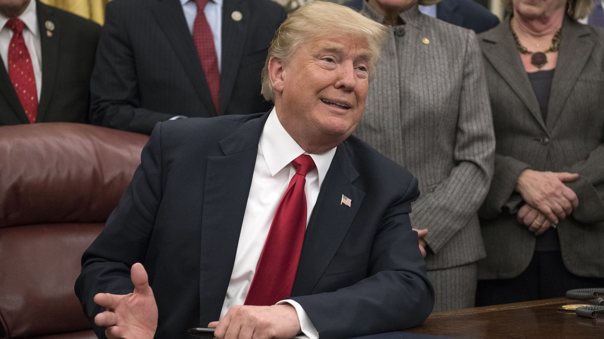 Trump shrugs