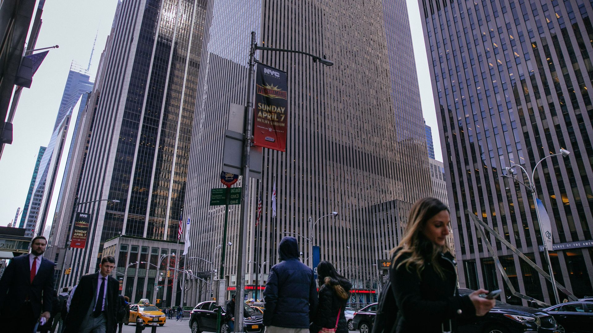 The News Corp. building on 6th Avenue, home to Fox News, the New York Post and the Wall Street Journal, on March 20, 2019 in New York City, New York