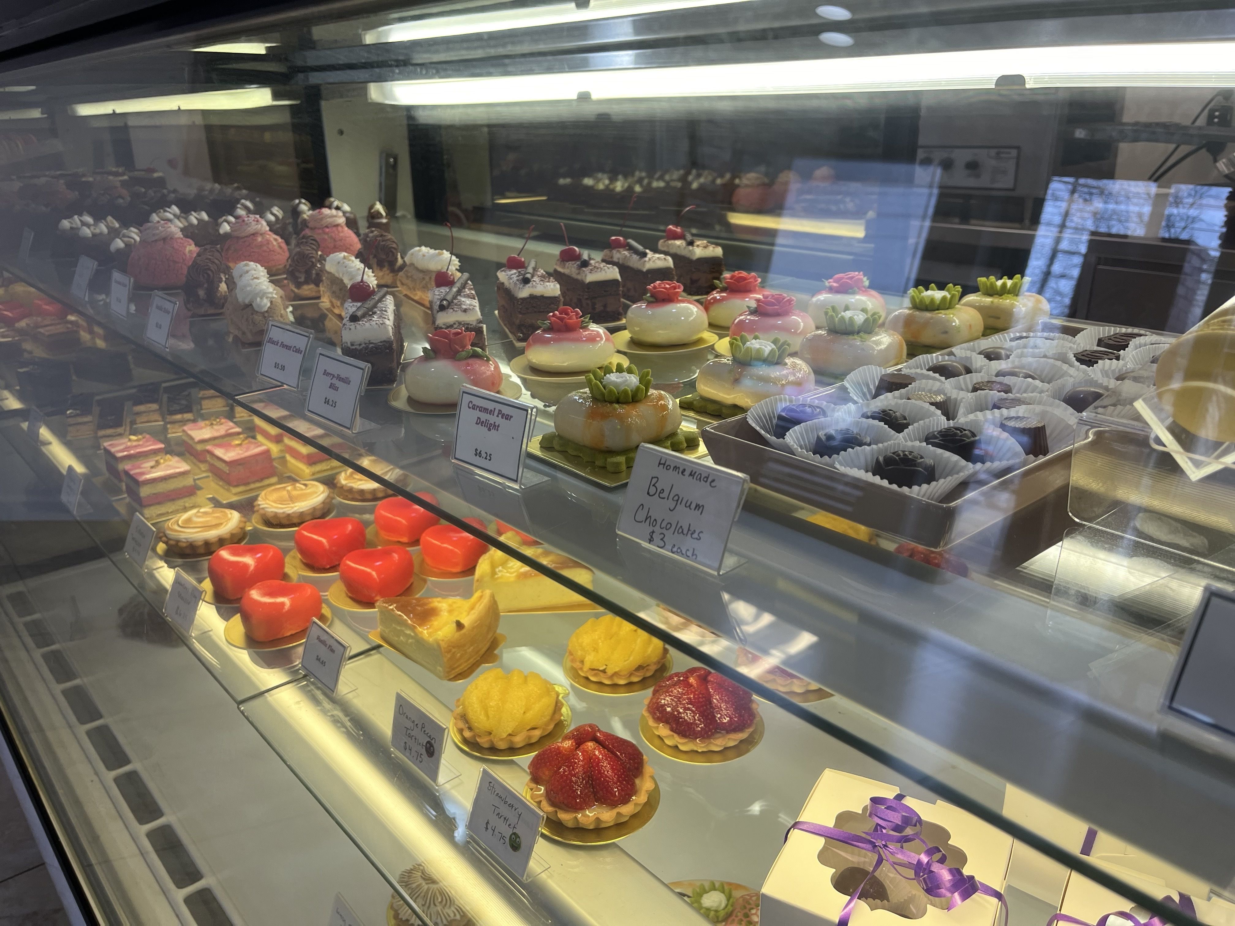 One of the displays of delectables at Violette.