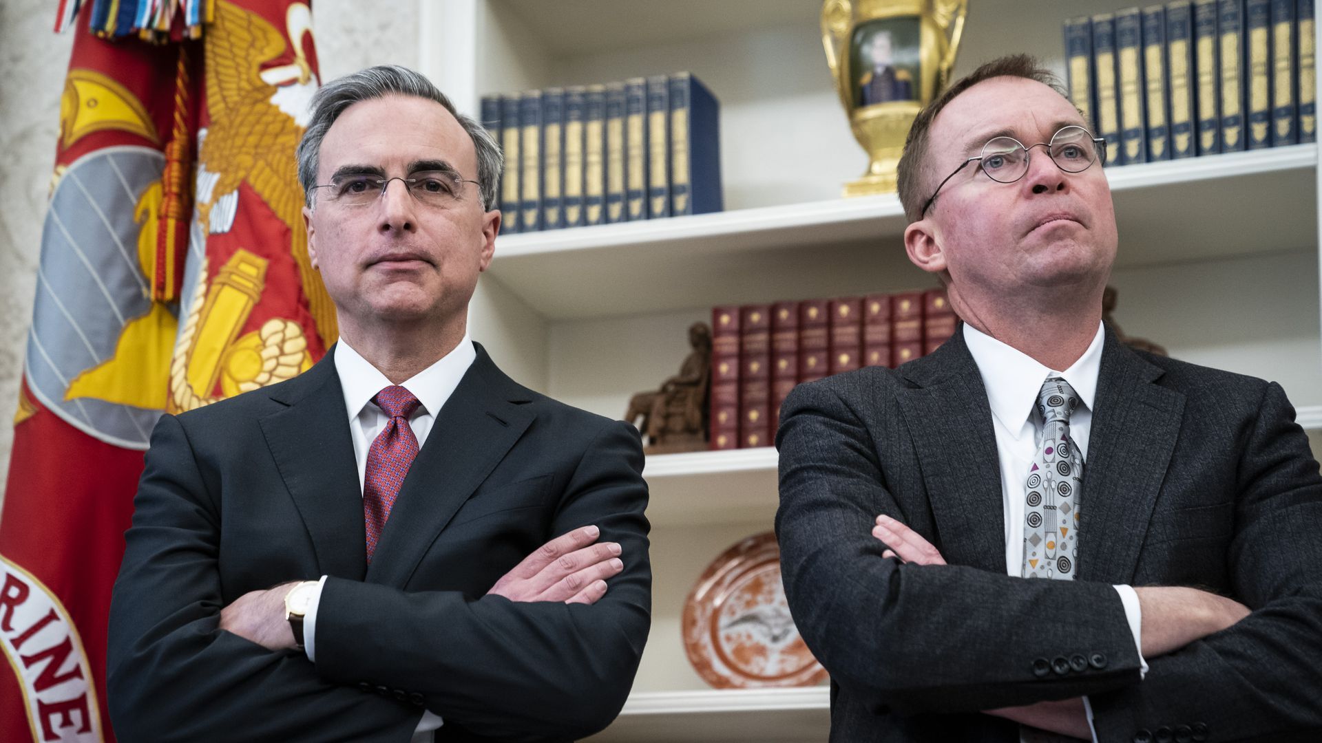 Pat Cipollone and Mick Mulvaney