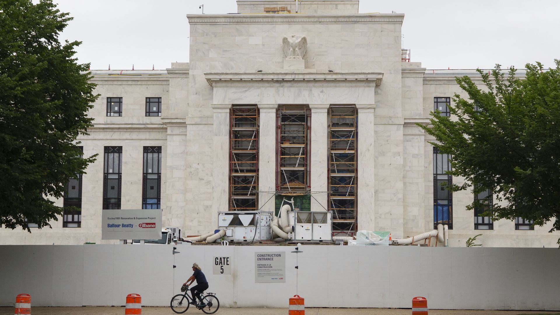 The Marriner S. Eccles building last week. 