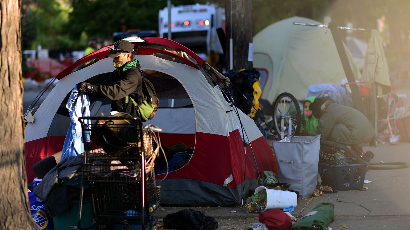 Denver plans to house the homeless in hotels post-pandemic - Axios Denver