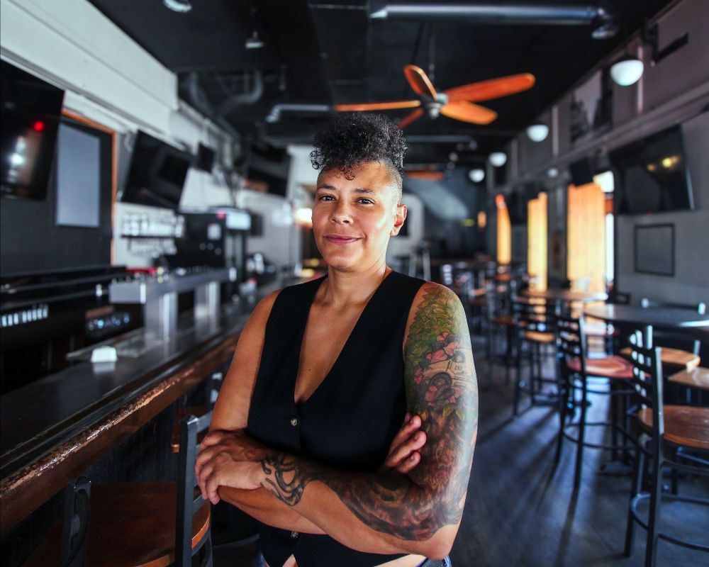 Marsha's owner Chivon Anderson is opening a new women's sports bar in Philadelphia. 