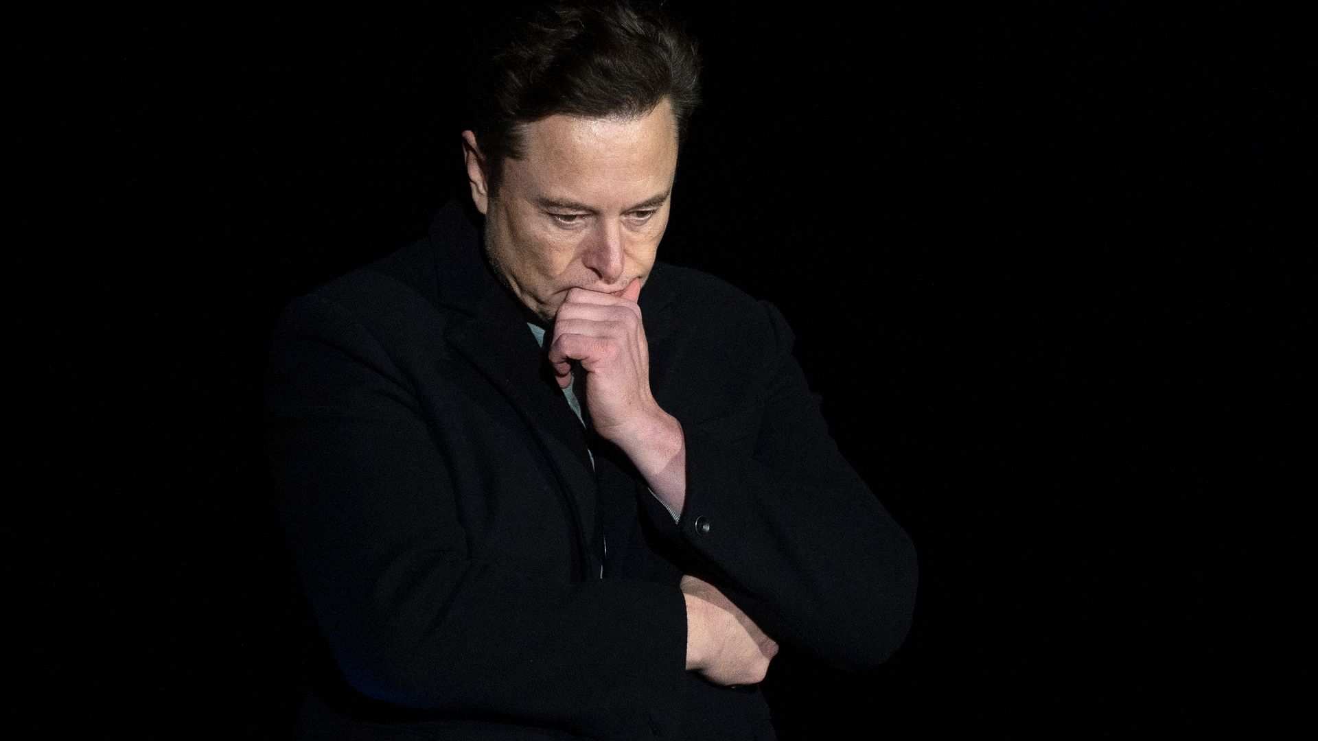 Elon Musk during a press conference in Texas in February 2020.