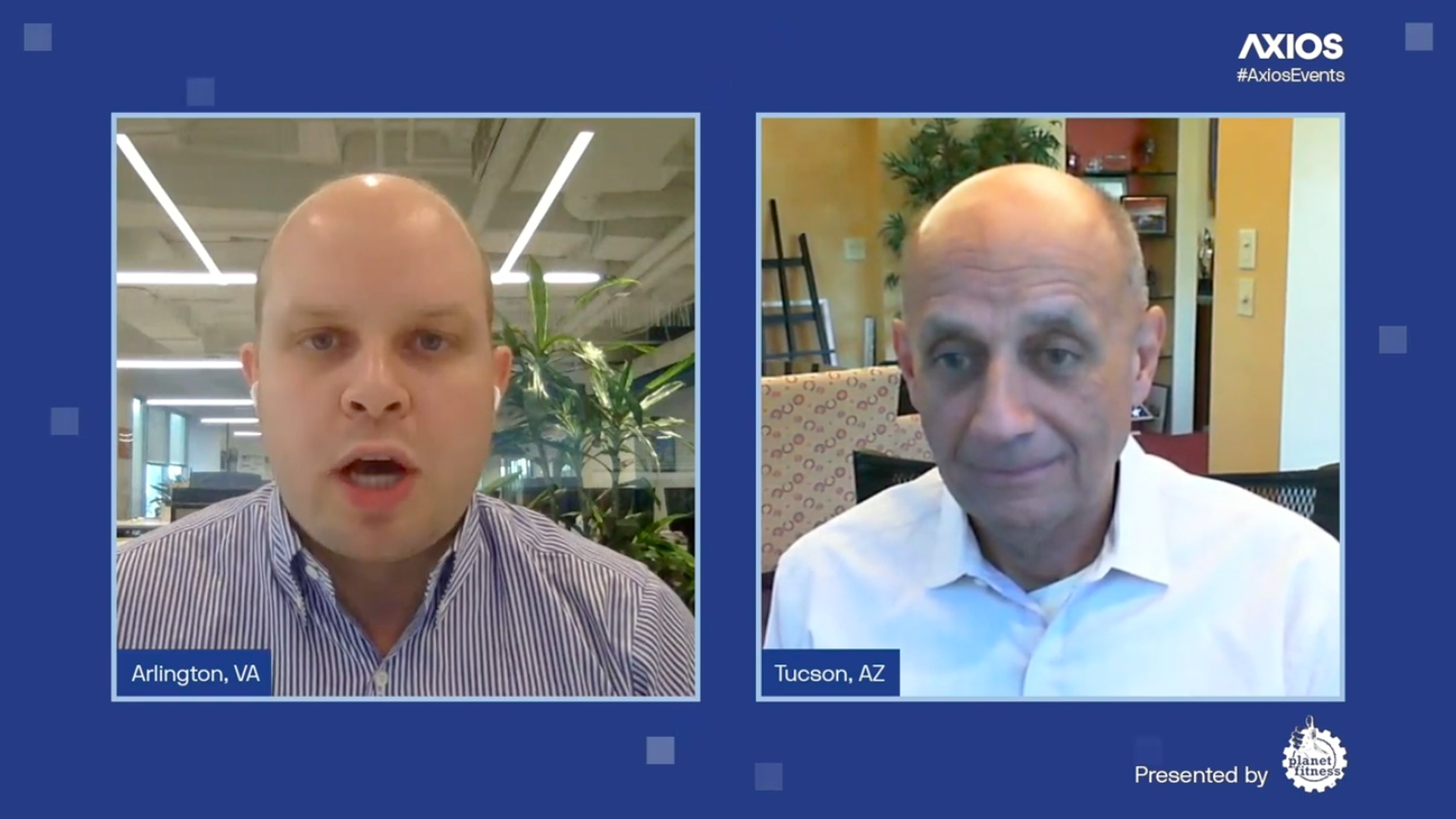 A screenshot of Kendall Baker and former surgeon general Richard Carmona