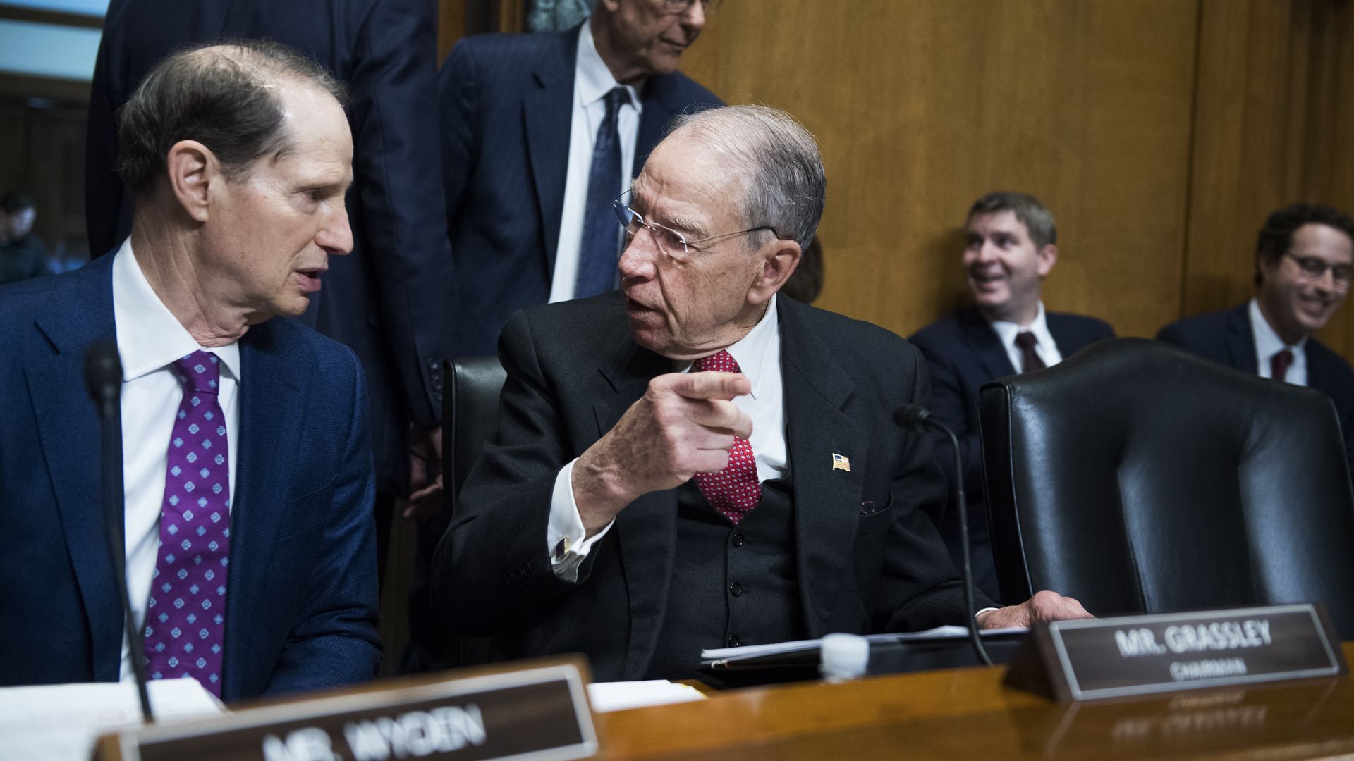 Sens. Ron Wyden and Chuck Grassley