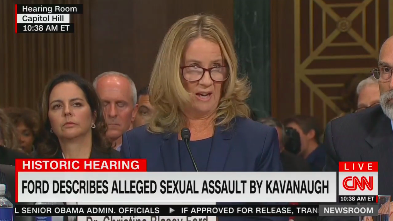 Watch Christine Blasey Ford describe her allegations against Brett ...