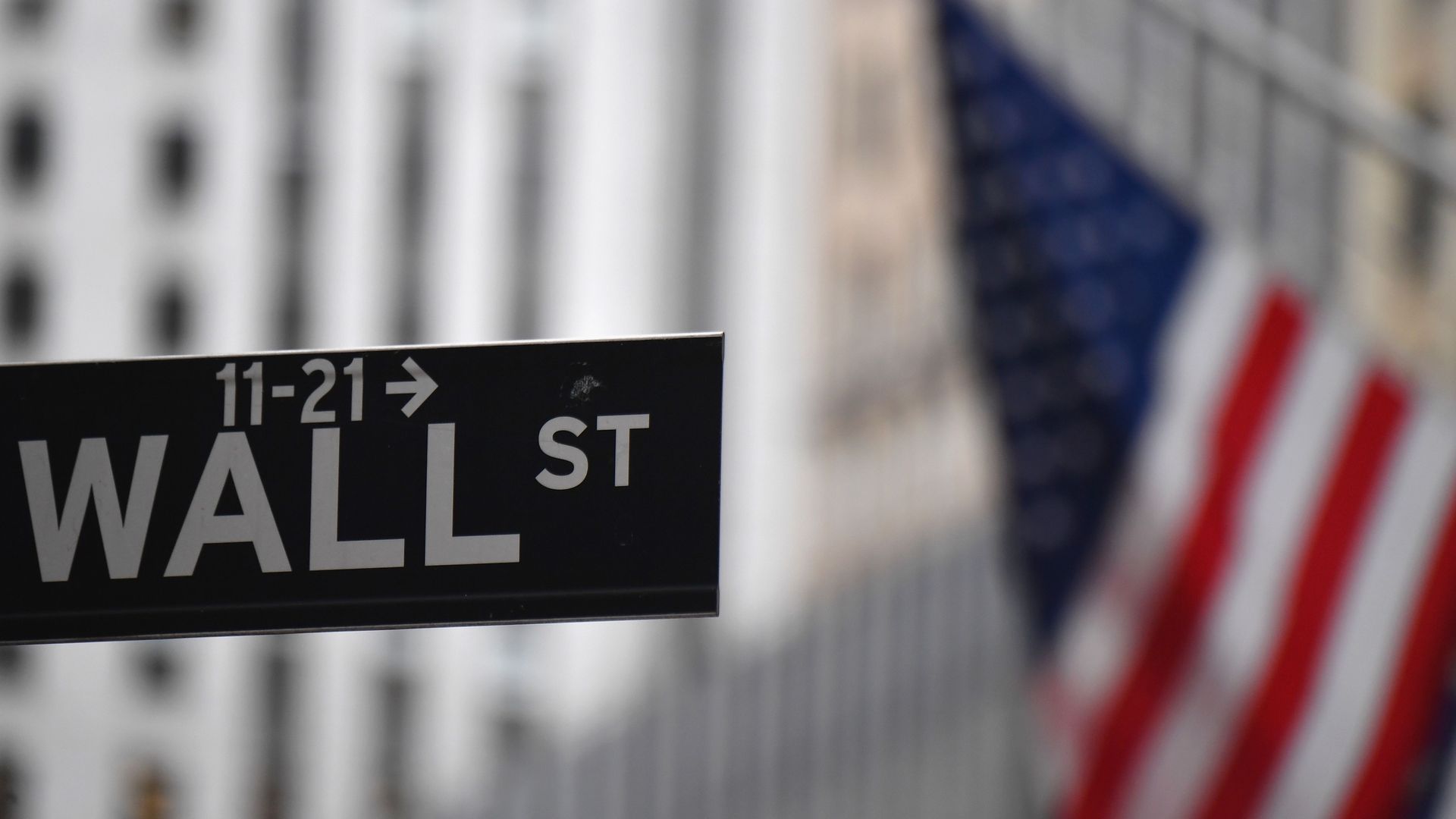 The New York Stock Exchange (NYSE) is pictured on August 31, 2020 at Wall Street in New York Cit