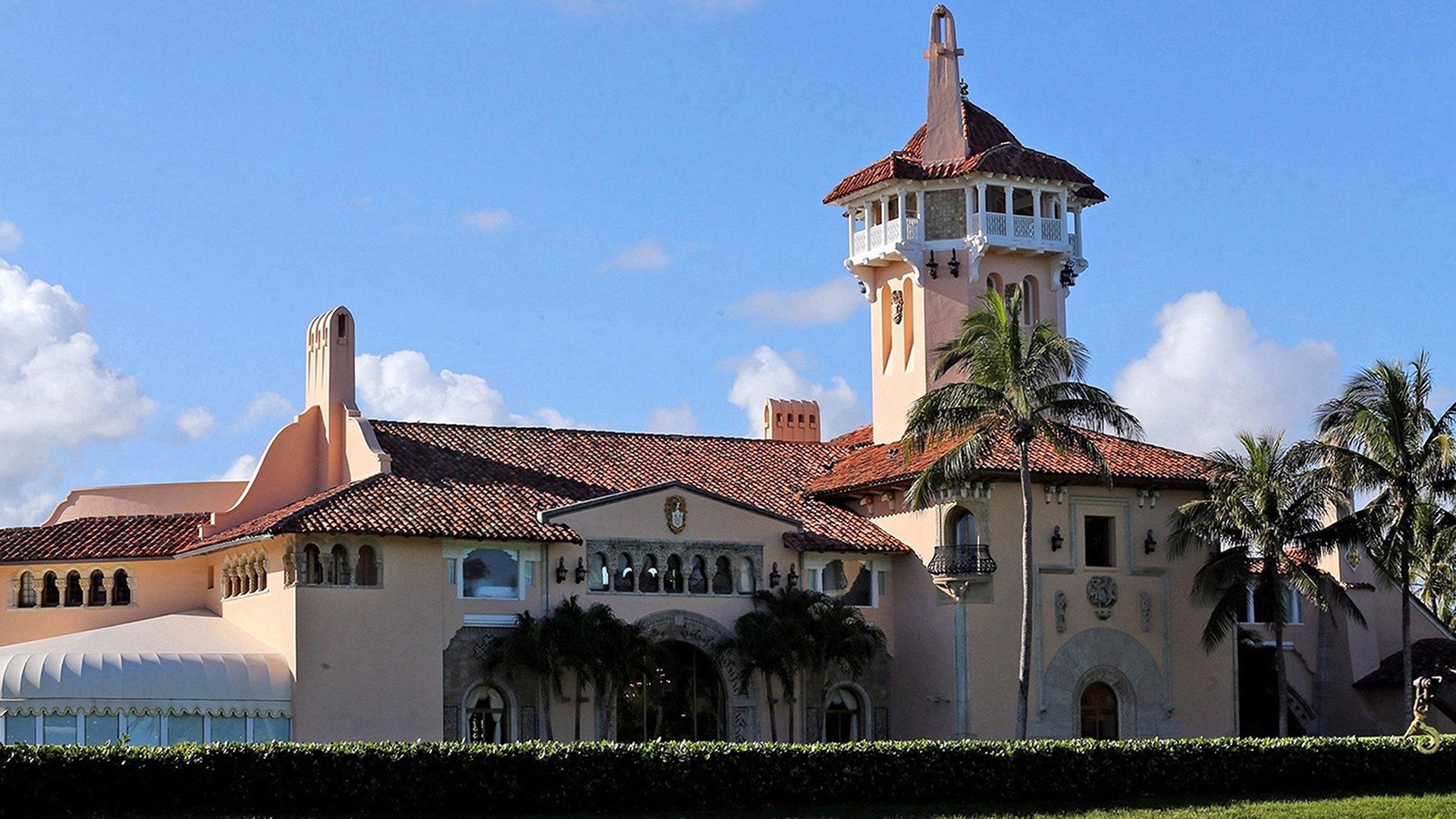 Former President Donald Trump's Mar-a-Lago resort in Palm Beach, Florida