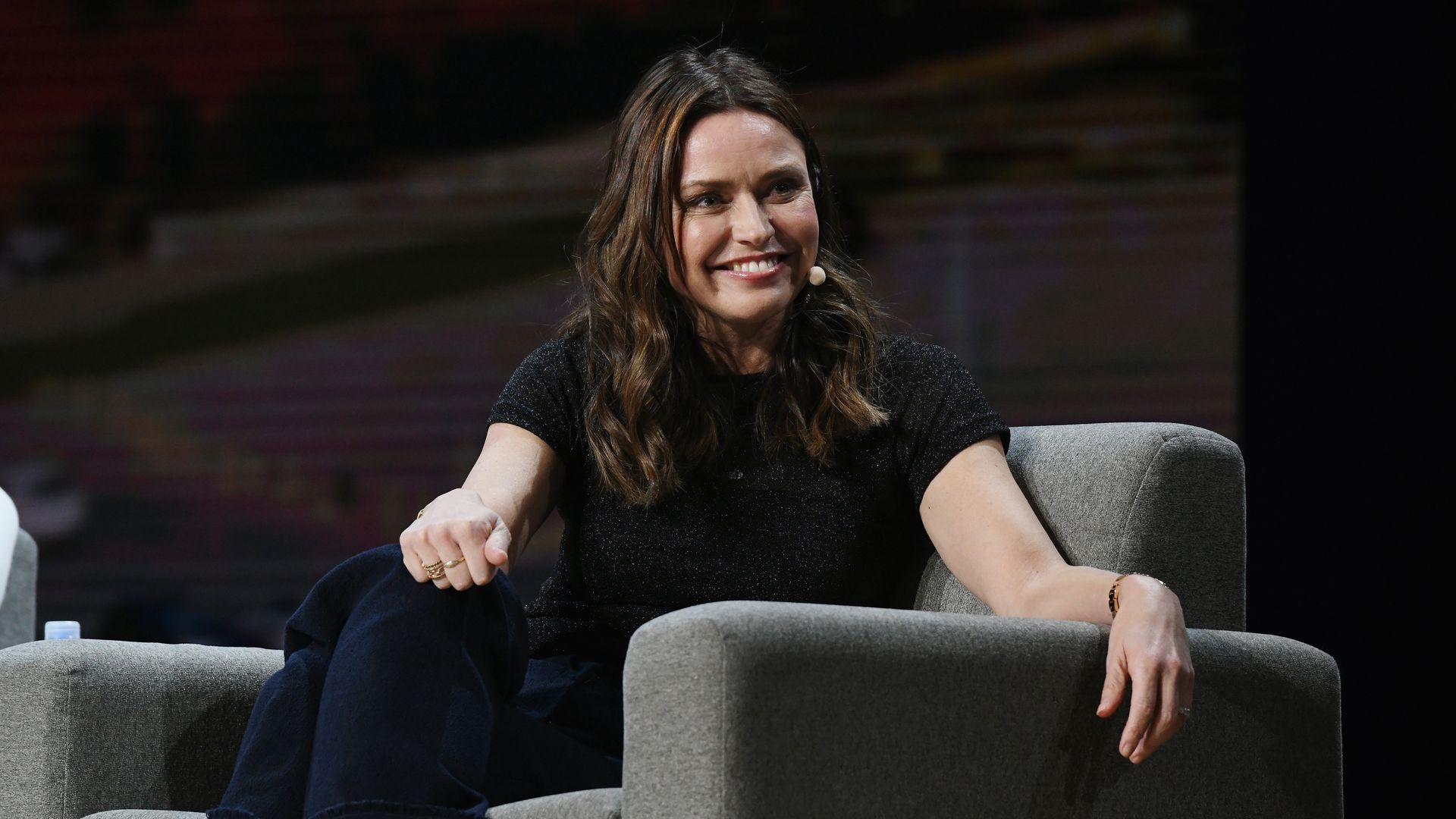 Kirsten Green at conference