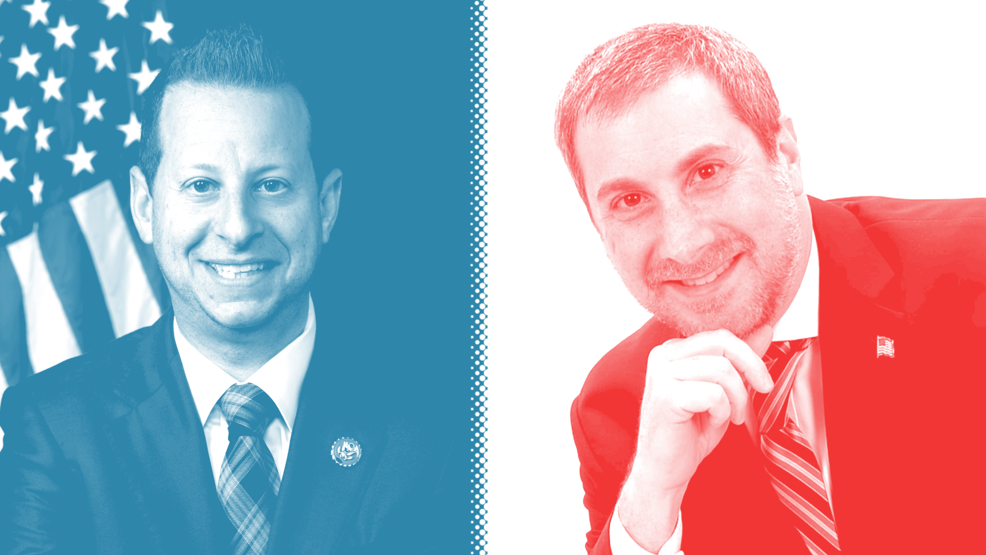 Photo illustration of Jared Moskowitz and Joe Kaufman.