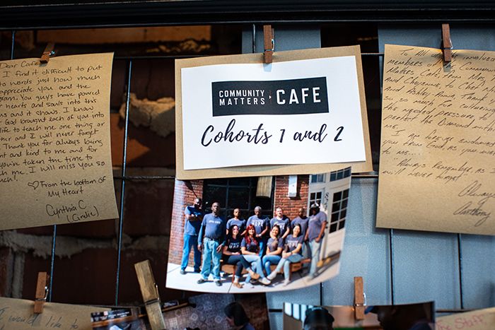 Community Matters Cafe cohort