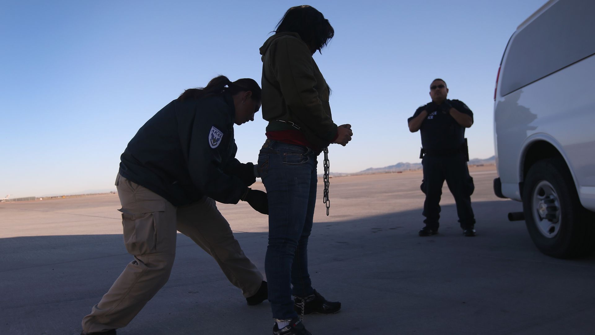 Deportation of an illegal immigrant