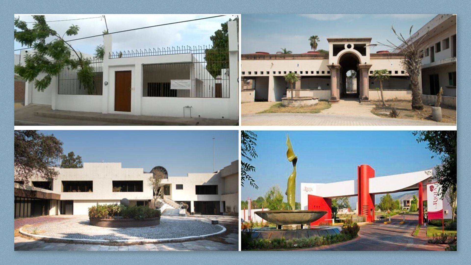 Two of the narco homes that were raffled off  s part of Mexico's national lottery, part of its bicentennial independence celebrations. 