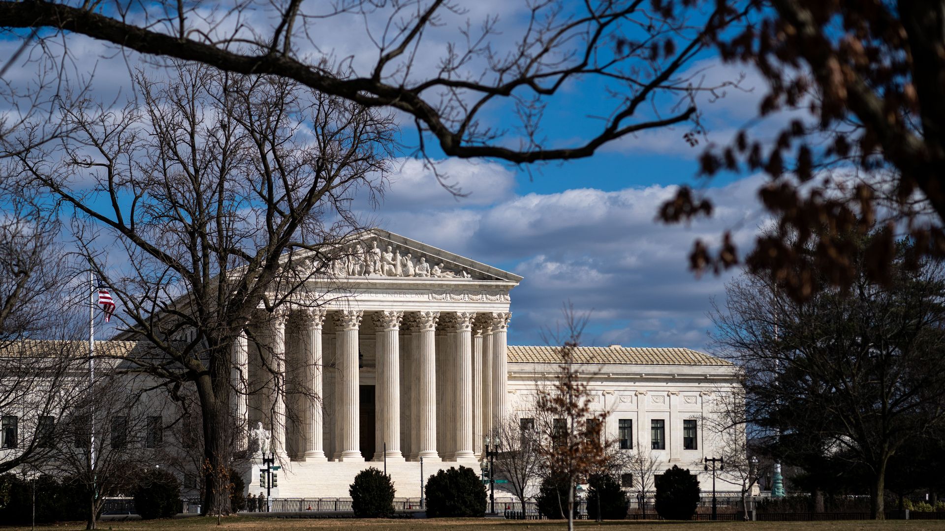 The Supreme Court building in Washington, D.C..