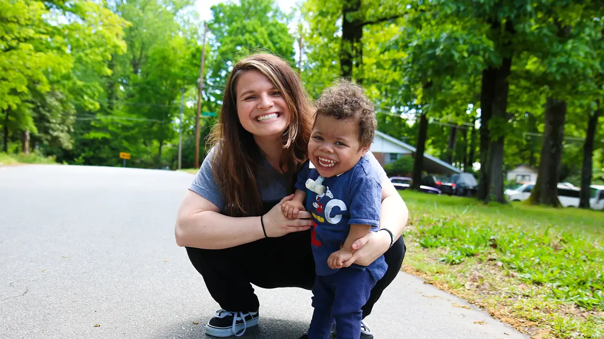 Amie Kiehn and son Tripp Panthers story 2021