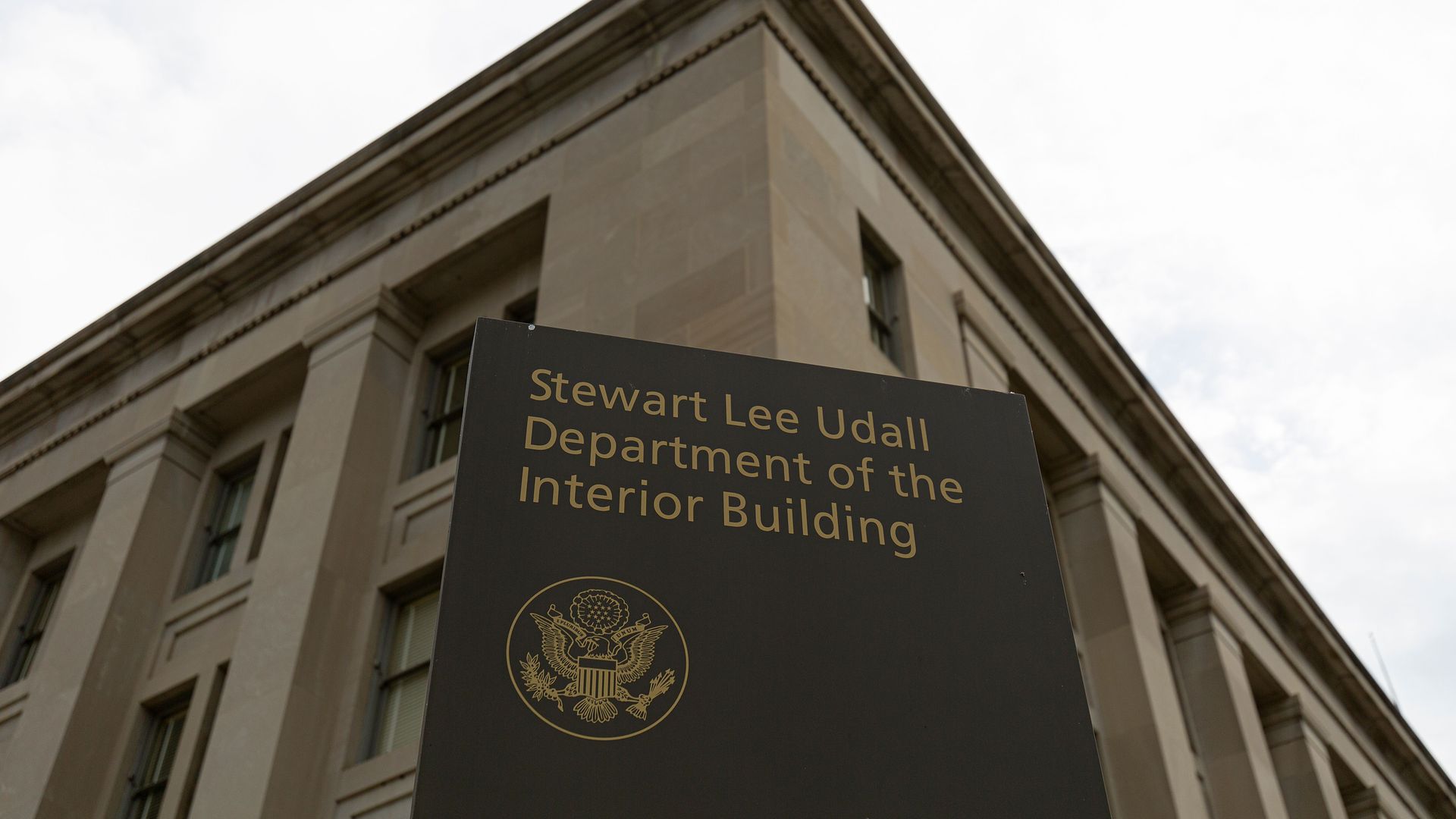 Photo of the exterior of the Stewart Lee Udall Department of the Interior Building