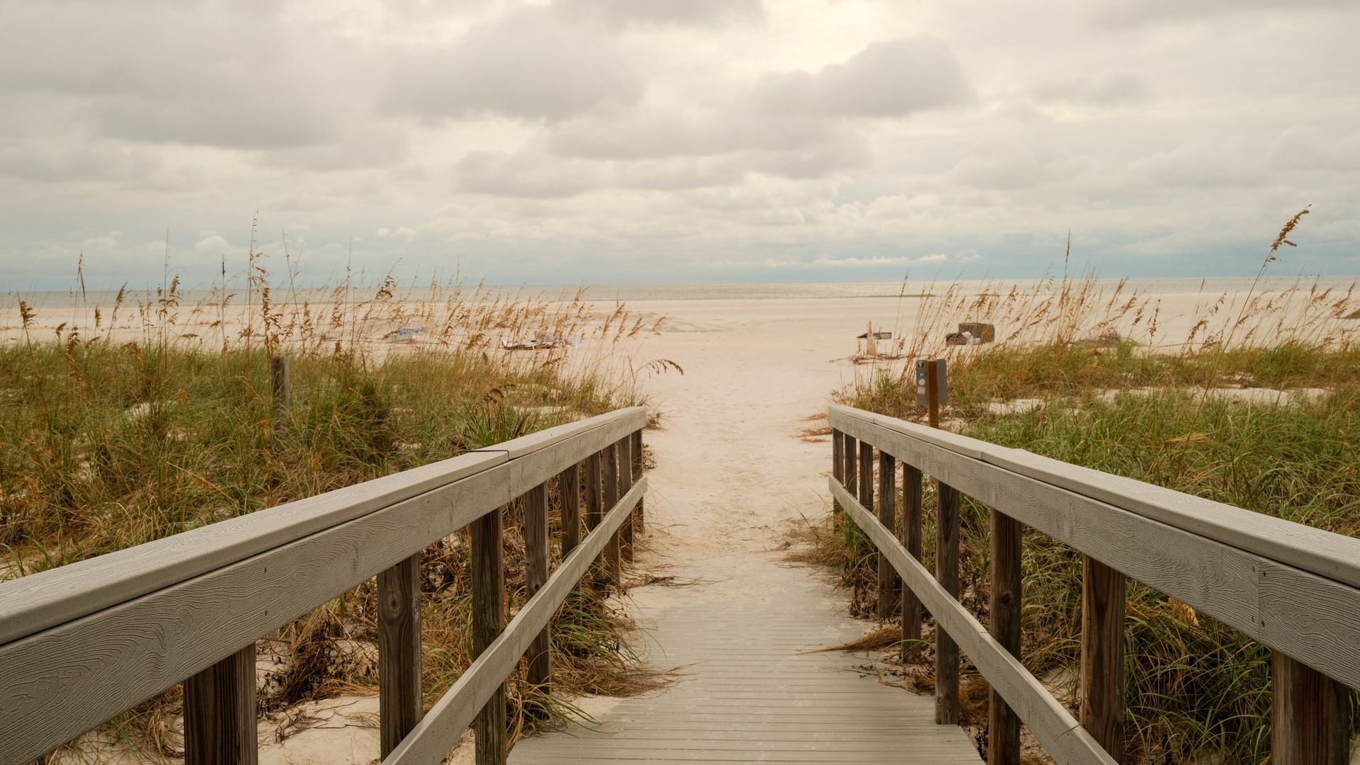 Treasure Island Beach ahead of Hurricane Milton's expected landfall.