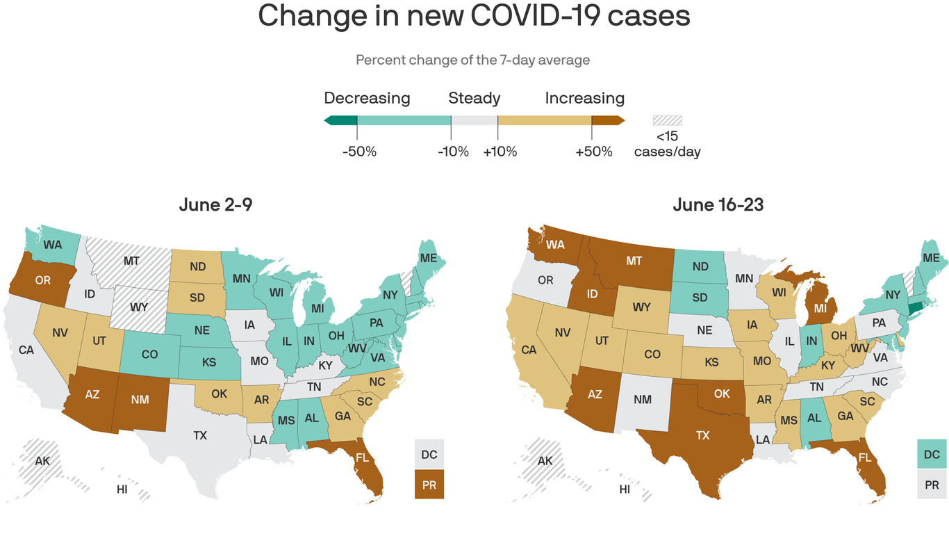 The Coronavirus Surge Is Real And It S Everywhere   1593376528725 