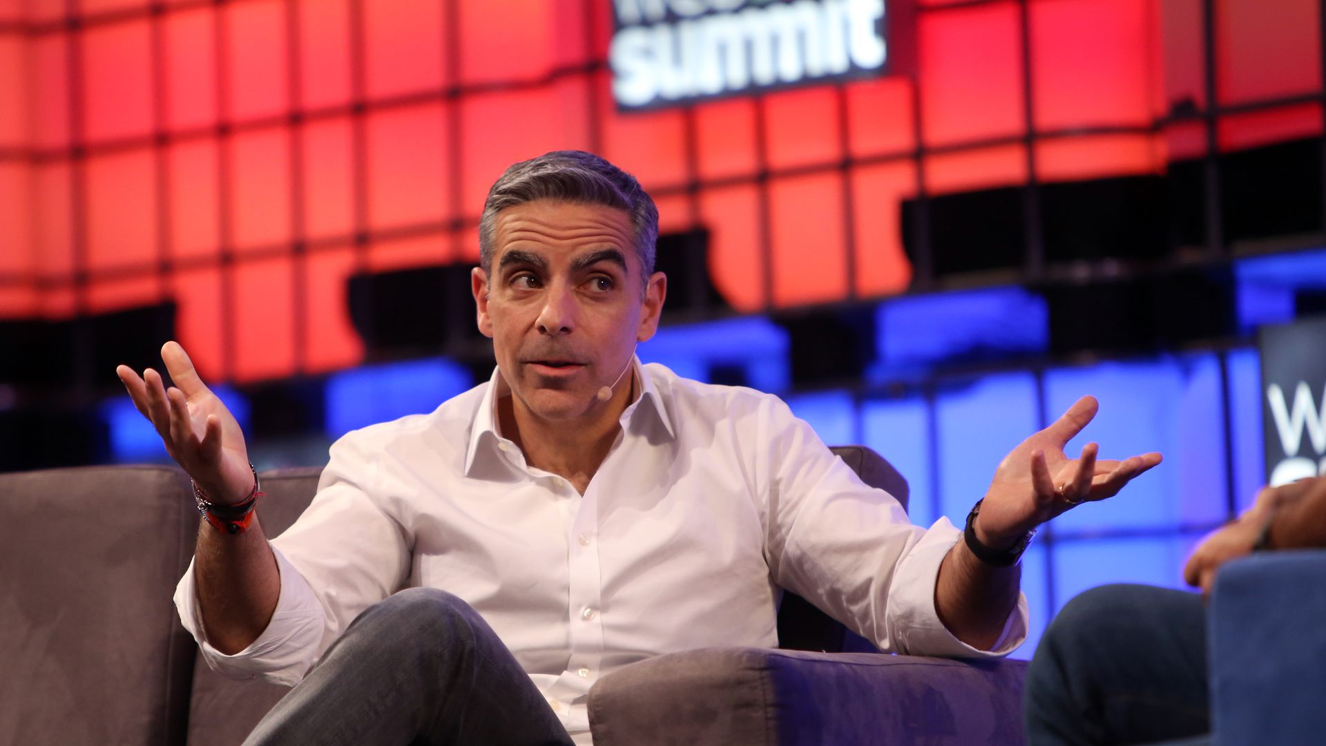 Facebook executive David Marcus speaks at a conference.