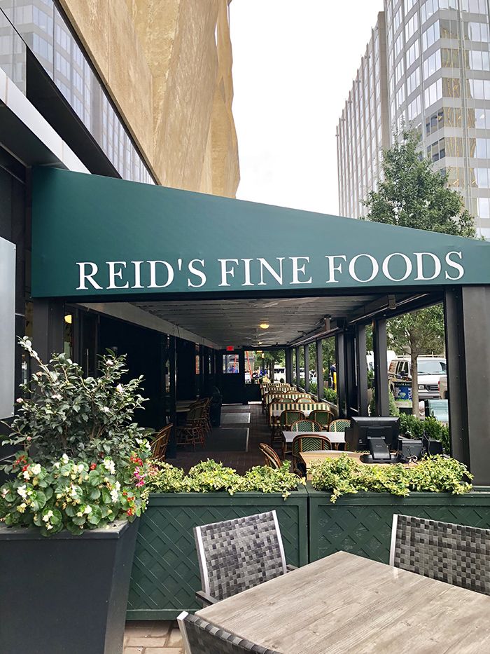 Reid's Fine Foods awning