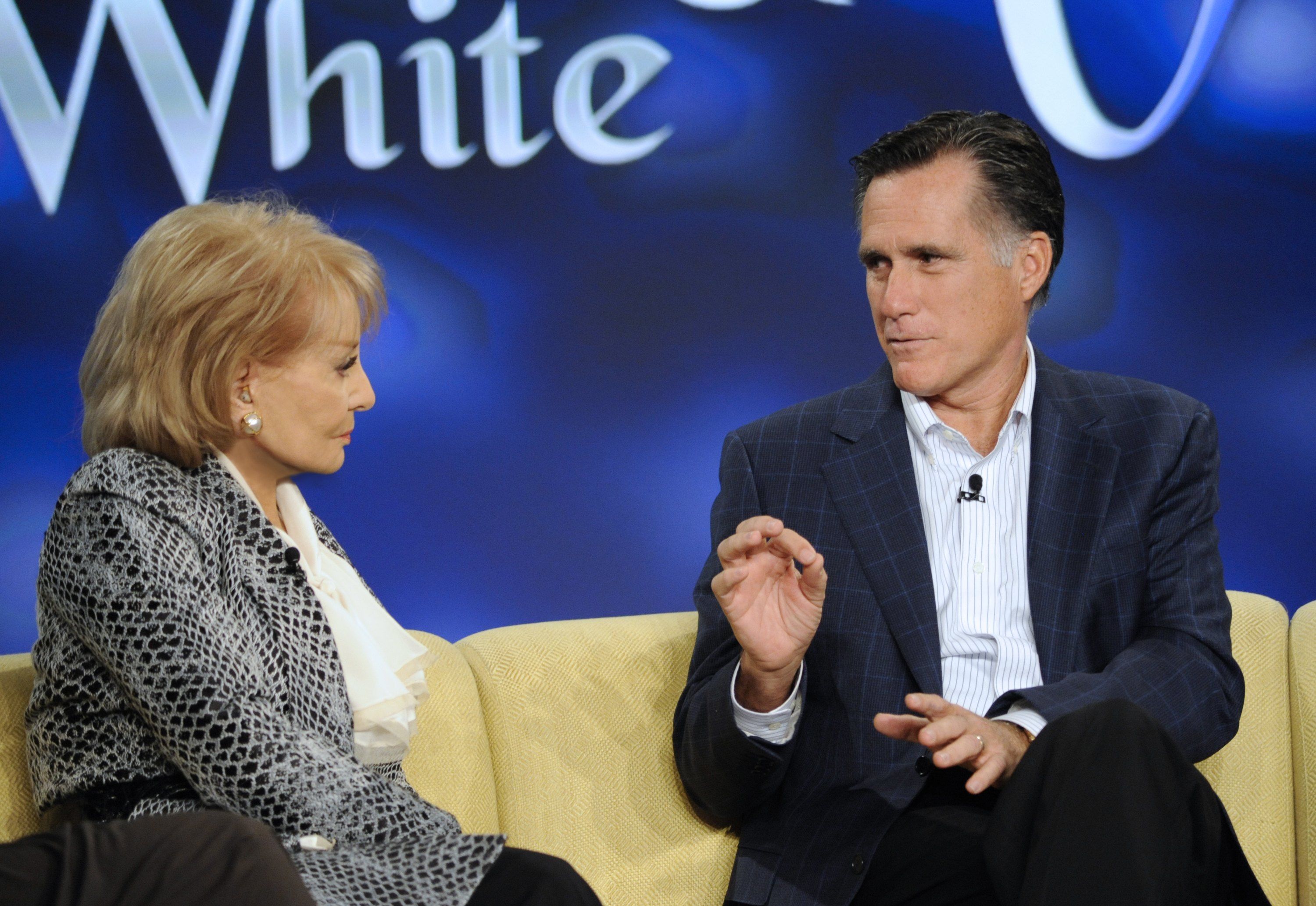 Former Massachusetts Governor Mitt Romney and his wife, Ann Romney appeared today on "The View."