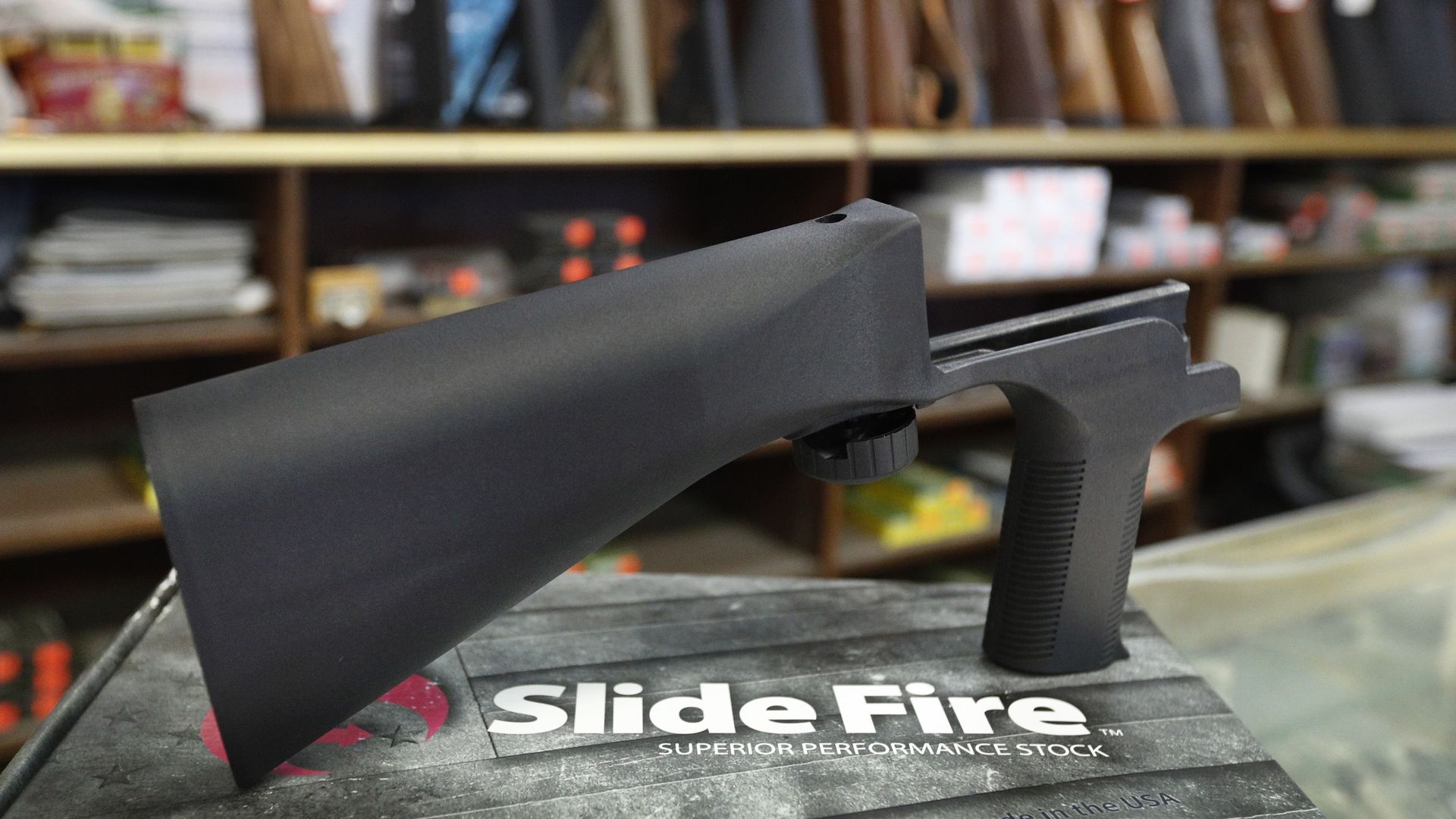 A bump stock