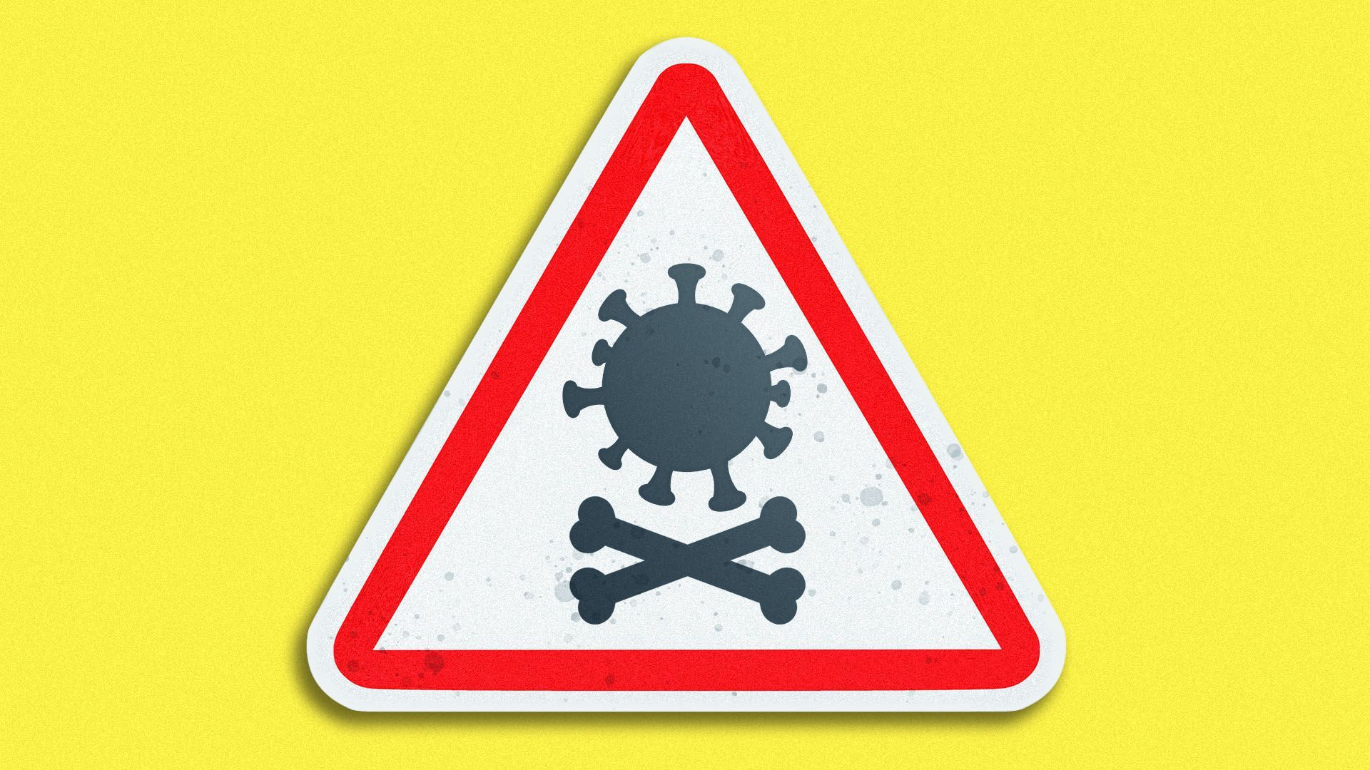 Illustration of a coronavirus variant