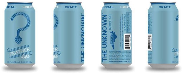 feather-light-beer-unknown-brewing-charlotte