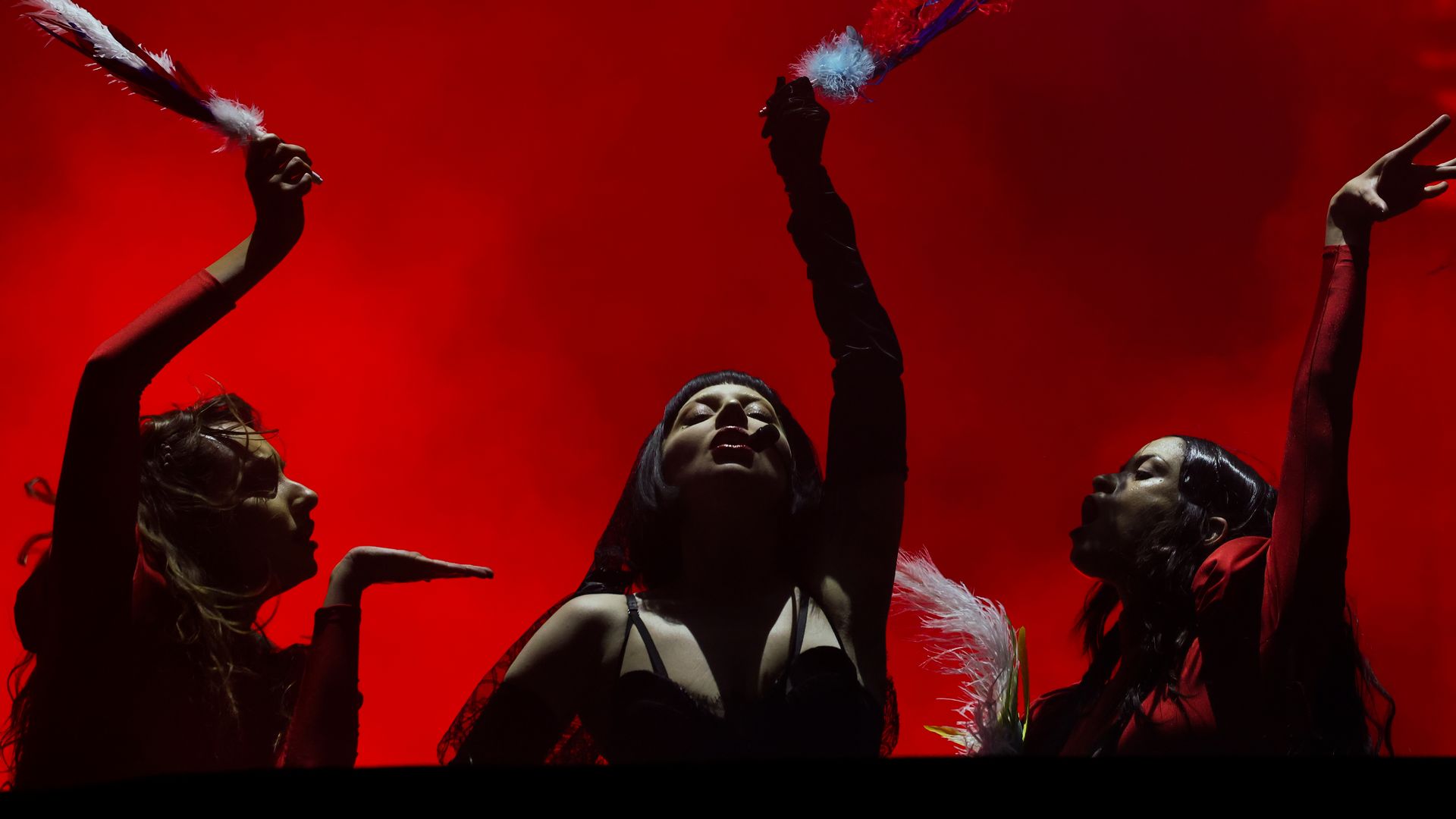 Lady Gaga performs at the Coachella Stage during the 2025 Coachella Valley Music and Arts Festival at Empire Polo Club on April 11, 2025 in Indio, California. (Photo by Kevin Mazur/Getty Images for Coachella)