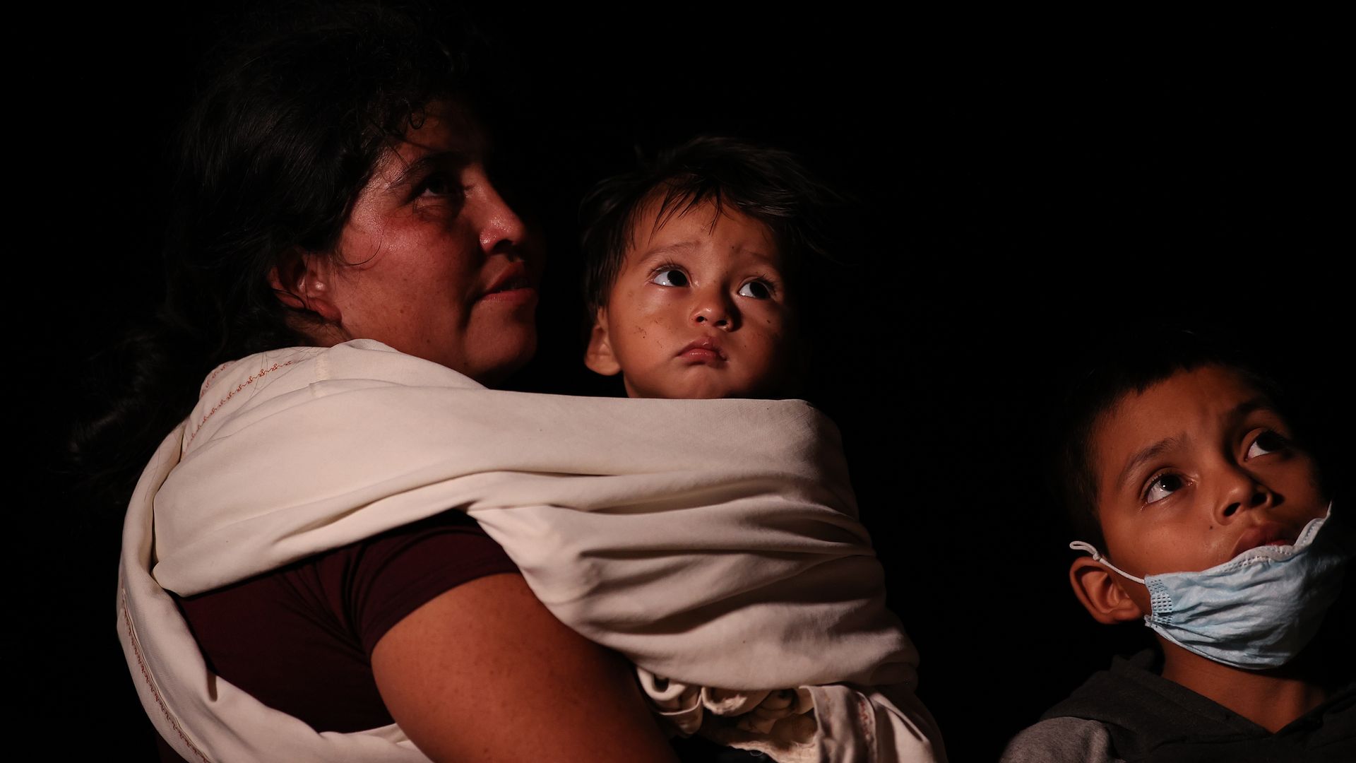Migrants from Honduras, Guatemala and El Salvador arrive in the U.S. after crossing the Rio Grande from Mexico into Roma, Texas.