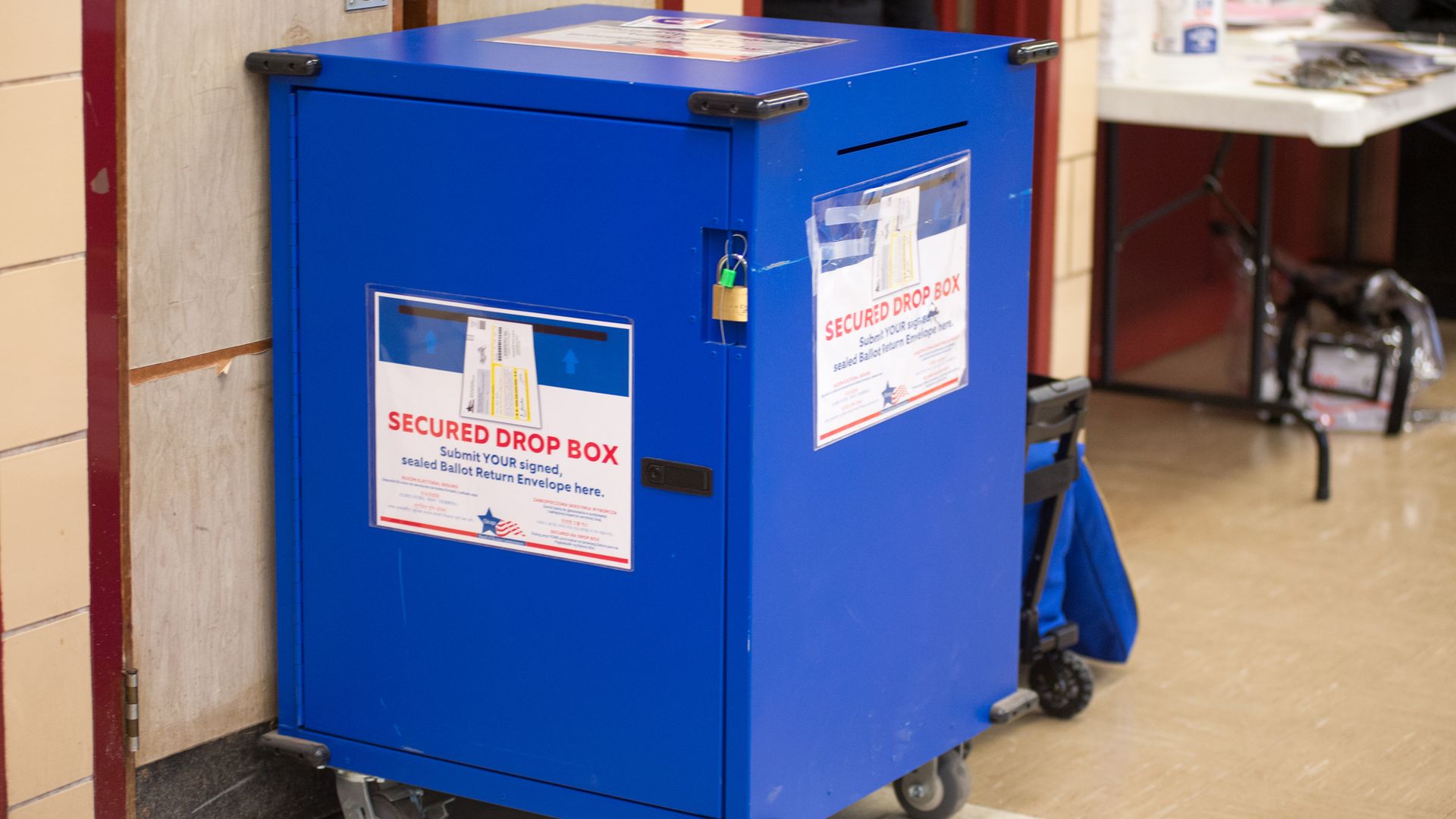 Photo of a ballot box 