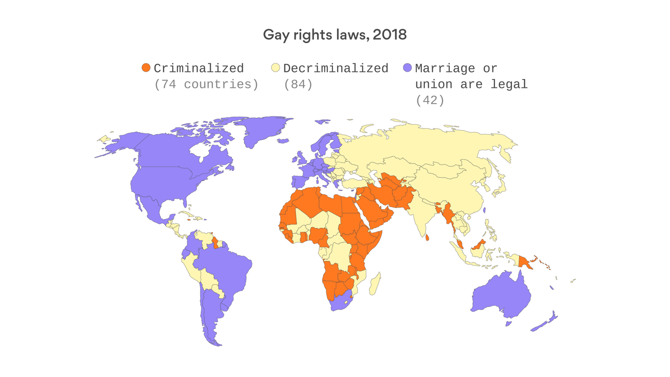 Homosexuality Still Criminalized In Much Of The World